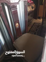  3 طاولة سفرة كبيرة مع 6 كراسي بحالة جيدة