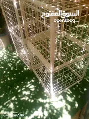  5 قفاص ارنب وطيور آخره لبيع
