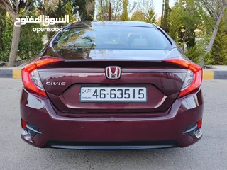  16 هوندا سيفيك موديل 2019 فحص كامل وفل اتوماتيك شاشه وكاميرا