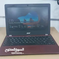  1 لابتوب ايسر  مستعمل بحالة ممتازة سريع للدراسة سيليرون 4 جيجا رام Laptop ACER celron 4Gb Ram