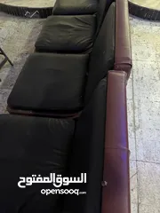  1 10 مقاعد كنب جلد للبيع بسعر حرق ورهيب الله يبارك لصاحب النصيب