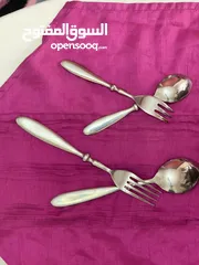  4 ملاعق ستانلس ستيل ياباني ثقيل  جديد غير مستعمل