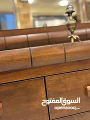  10 غرفة فة سفره 6 كراسي خشب بلوط وتك