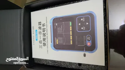  4 3-IN-1 Fnirsi DSO-TC3 Oscilloscope, Multitester and Wave Generator