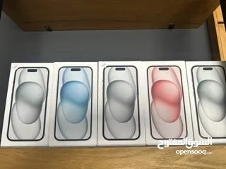  6 iPhone 15 all colour 128 gb new