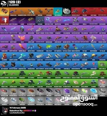  3 حساب فورتنايت 135 سكن نادر