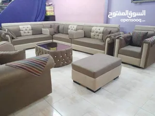  17 جلسات خليجية 20 مقعد طقم طربيزات ومراكي + 15 قورن