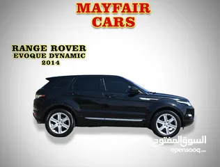  5 AGENCY SERVICE - ORIGINAL PAINT - RANGE ROVER EVOQUE DYNAMIC 2.0TC V4 - GCC SPECS - MINT CONDITION