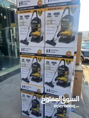  1 مكنسه ناشونال سونيك 4800 واط  28 لتر شفط وسحب باقل سعر بالمملكه