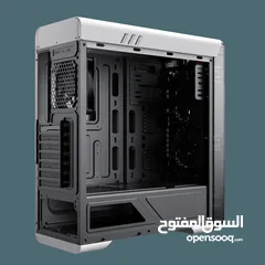  6 كيس جيمنغ فارغ احترافي جيماكس تجميعة Gamemax Gaming PC Case MoonLight FRGB WT