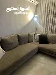  2 طقم كنب كورنر وثنائية مستعمل للبيع.