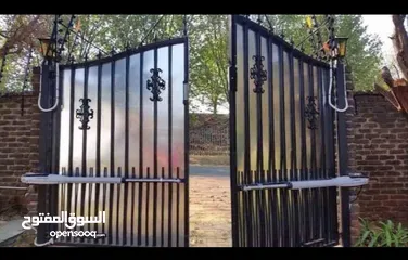  7 موتور لابواب المفصليه الحديد الدرفتين للفل والمنازل والكمبواند