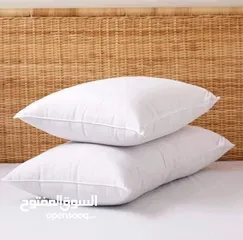  2 مخدات هولفن الطبيه صحية تماماً وعديمة الرائحة وغير مسببة للحساسية الوجه الخارجي مصنوع من البوليست