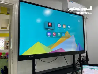  4 شاشه تفاعليه 75,86 انش , شاشه لمس تفاعليه , interactive screen ,