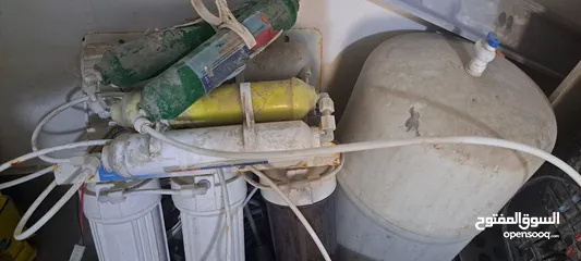  4 فلتر ميه 8مراحل بحنفيه كروم مستعمل