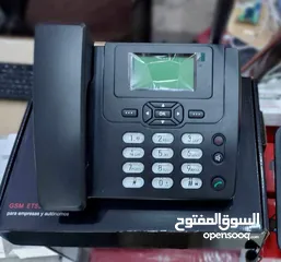  6 هاتف مكتبي  GSM متنقل يعمل بشريحة الهاتف المحمول يمتاز بتغطية ممتازة