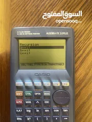  18 Casio algebra FX 2 plus الة حاسبة