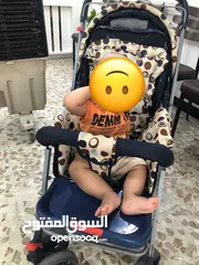  1 عربة اطفال مع كاروك