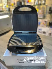  2 جريل كهربائي كبير ( الشواية محترفة ) من B National تمتعي بأفضل السندويشات والأطباق الخفيفة مع عائلتك