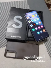  5 مستعمل اخو الجديد Samsung S21 5G رام 16 جيجا 128 عربي شرق اوسط أغراضة الأصلية متوفر توصيل