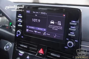  9 Hyundai Ioniq Hybrid 2021  السيارة وارد كوريا و بحالة ممتازة جدا و قطعت مسافة 135,000 كيلو متر