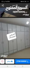  10 خزائن ملابس خشب لامنيت 18م حجم كبير قياس 320 عرض  ارتفاع 240 تفصيل حسب المقاس الون اختياري  كفاله خم