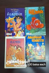  4 books and stories for kids, some colouring books