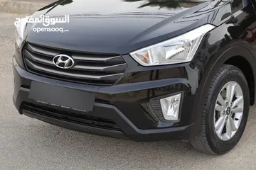  4 هيونداي كاريتا موديل 2017 فحص كامل صيانه الوكاله لحد الان قاطعه مسافه 80 الف كم تماتيك لون اسود