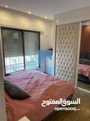  5 شقة مفروشة مميزة للبيع في خلدا (تلاع قصر خلدا) طابق ثالث 90م تشطيب سوبر ديلوكس بسعر مغري