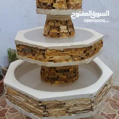  27 نوافير وشلالات مصنعوعه من ألاسمنت والحديد بأسعار و أشكال وأنواع مختلفة تناسب  الجميع  للتواصل واتساب