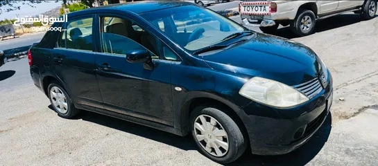  3 نيسان تيدا 2008،ياباني،لون اسود،1600cc