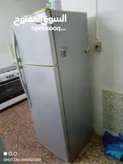  1 ثلاجه فريزر + غسالة + غاز