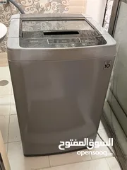  2 LG washing machine almost brand new rarely  غسالة شبه جديدة نادر الاستعمال   used