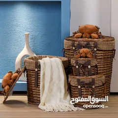  10 تشكيلة سلال القش ولقماش اشي بجنن ومتكتك