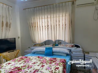 4 شقة مفروشة ارضية للايجار السنوي والشهري ايجار بسعر الفارغ