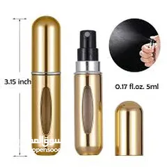 3 عبوات عطور صغيره تعبئ من زجاجة عطر  بكل سهوله لوضعها بالسياره او الحقيبه دون اخذ زجاحه العطر الكببره