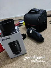  6 كاميرا كانون 250D مع عدسات احترافية