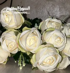  2 كل مايلزم مسكات العرائس وباقات الورد الصناعي