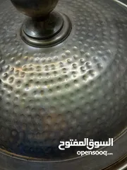  7 طنجرة نحاس نحاس صب ثقيلة حجم كبير سعة 7لتر وأكثر بحاله ممتازة جدا