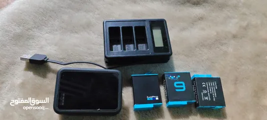  6 Go Pro Hero 9 Black  lite used I have extra charger and 2 extra battery