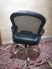  2 كرسي مكتب مستعمل بحاله وكاله