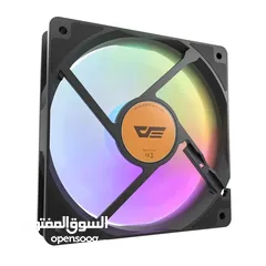  5 مروحة تبريد دارك فلاش جيمنج اصليه لكيسات الكومبيوتر ار جي بي DARKFLASH 120mm RGB GAMING CASE FAN