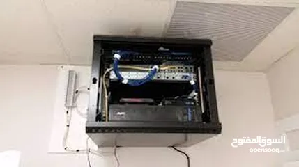  6 كبينة سيرفر انترنت باحجام متنوعة  وأفضل الاسعار Network Cabinet  من 4u to 42 u
