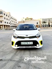  2 كيا بيكانتو 2018 GT line فل بصمة عداد ( 44 ) ألف كيلو