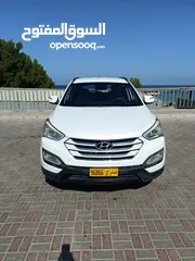  3 Hyundai Santa Fe, 2013, 2.4L, White