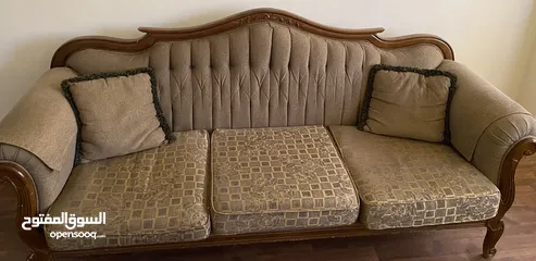  3 اربعه كنب خشب للبيع السعر قابل للتفاوض