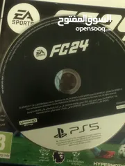  1 CD FC24 نسخت Play station 5يدعم لغه عربيه