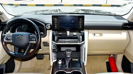  9 Toyota Land Cruiser 2022 model - GCC - with sunroof