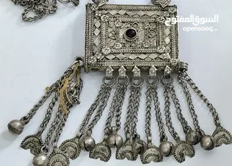  7 طقم نسائي فضة عمانية صياغة قديمة