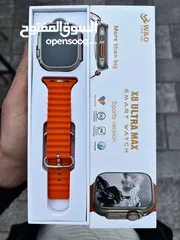  2 بتدور علي ساعه في مواصفات الانقه والمظهر وكمان تكنولوجيا نظره كدا الي الساعه smart watch x8ultra max